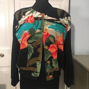 Carole Little Bomber Jacket Size 8